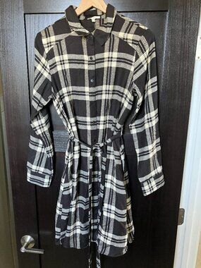 Maurices Flannel Dress NEW WITH TAGS